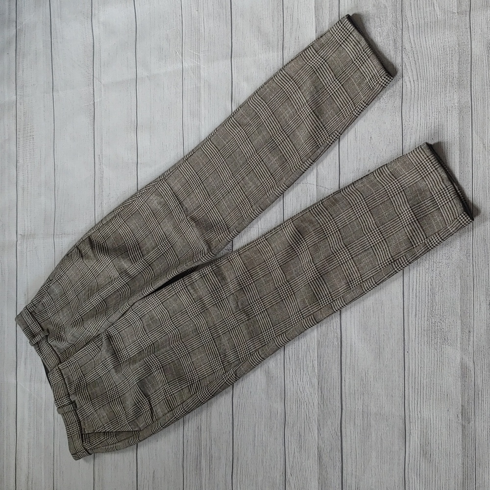H&M PLAID‎ HOUNDSTOOTH TROUSER NWOT